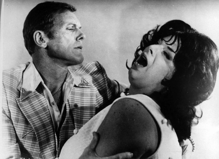 Tab Hunter and Divine star in POLYESTER (1981)