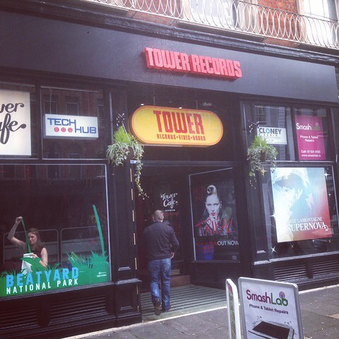 ALL THINGS MUST PASS...including Tower Records. They still have a few locations around the world, including this one in Dublin, Ireland, but their rise and relative fall makes a great doc. See it tonight @ 9:30 pm #movies #detroit