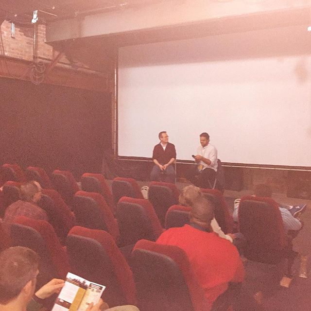 Thom Powers of DOC NYC and director Zackary Canepari discuss T-REX after our sold-out show #movies #Detroit #freepfilmfestival